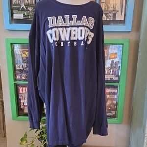 Dallas Cowboys Blue Long Sleeve Shirt